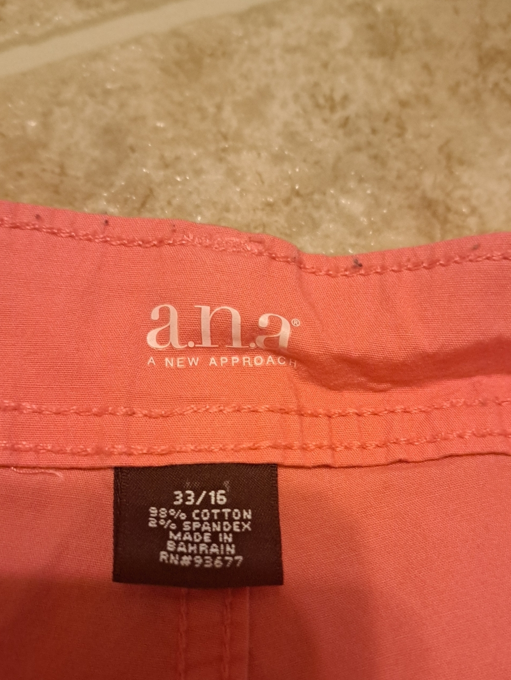 a.n.a Coral Utility Cotton Shorts. Size 33/16. - Picture 8 of 9